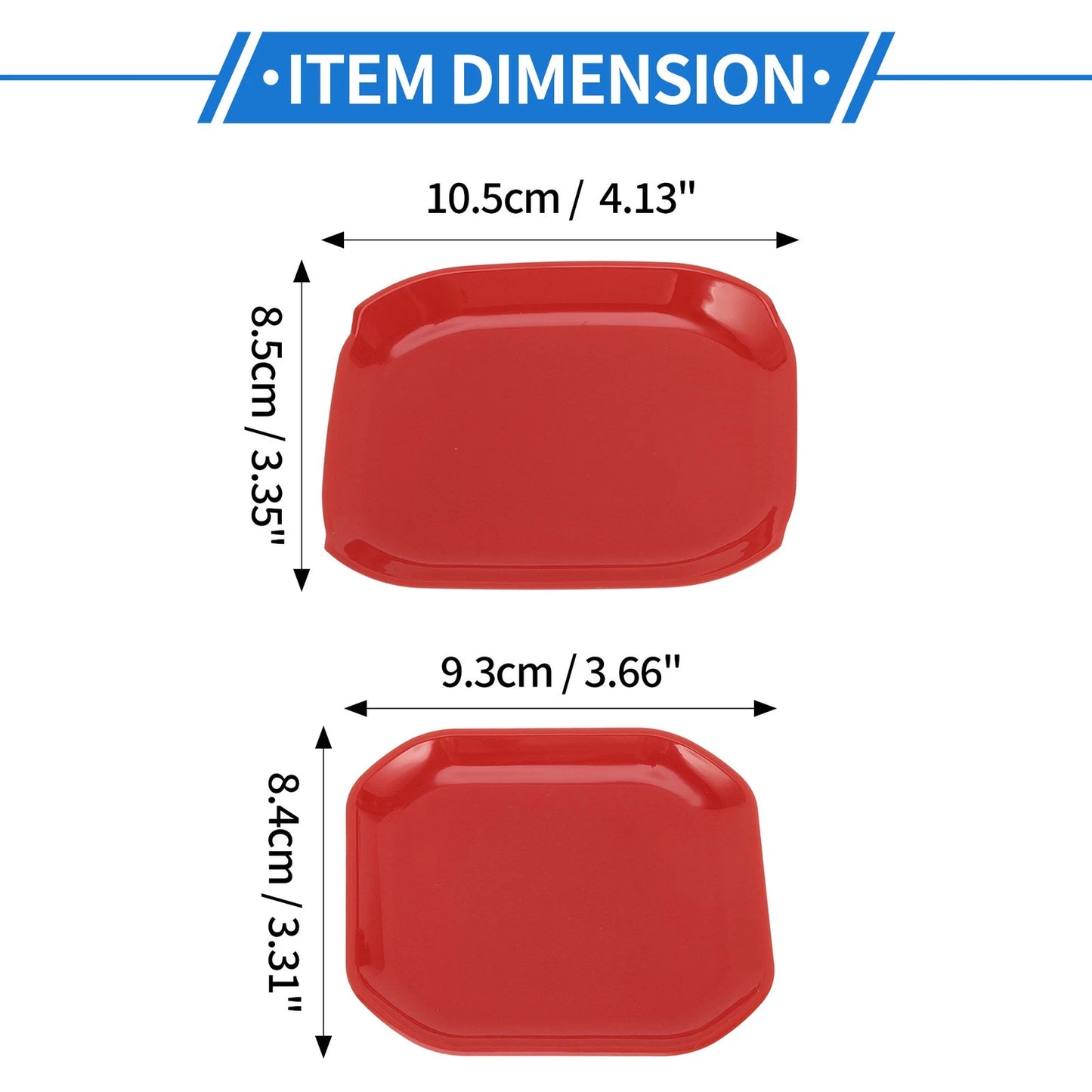 5 Pcs Door Bowl Cover Trim for Jeep Wrangler JL (2018–2022) ABS Red