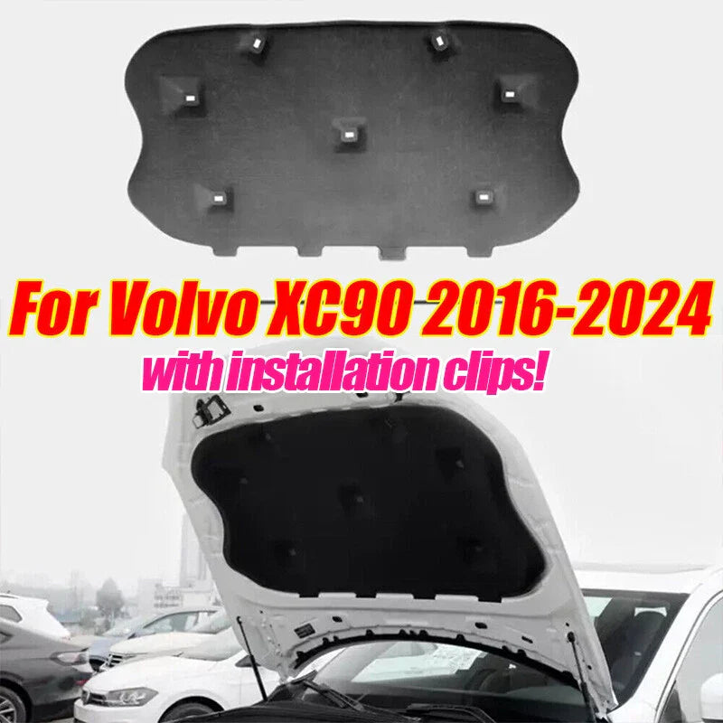 Engine Hood Insulation Pad Heat Shield Blanket Cover for Volvo XC90 (2016–2024)