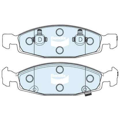 4WD Front Disc Brake Pads for Jeep Grand Cherokee (1999 - 2005)