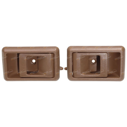 Set of 2 Brown Inner Door Handles for Toyota Hilux 4Runner Surf (1988–1997)