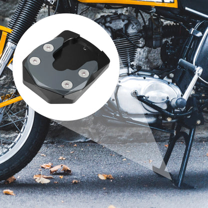 Set of 1 Kickstand Pad for Yamaha YZF-R15 (2017–2023) Black Titanium Tone