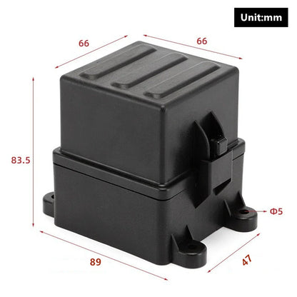 12V 3-Way Fuse Relay Box with 5-Pin 40A Relays for Car Truck Accessories