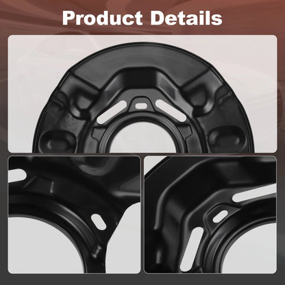 Set of 2 Wheel Brake Dust Shields for Toyota Matrix (2003–2008) No.4778112240