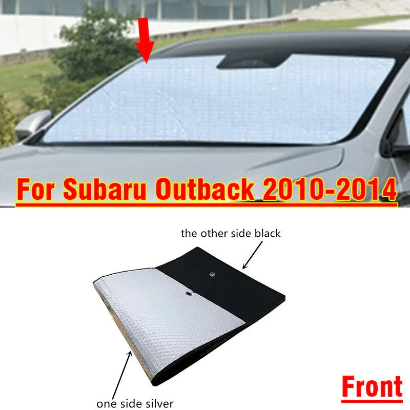 Front Windshield Privacy Sunshade for Subaru Outback (2010–2014)