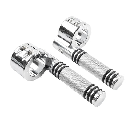 1-1/4" Engine Crash Bar Footpeg Clamp for Harley (Chrome)