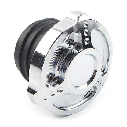 Aluminum Fuel Gas Tank Cap Cover for Harley Sportster Touring Softail Dyna (92-17)