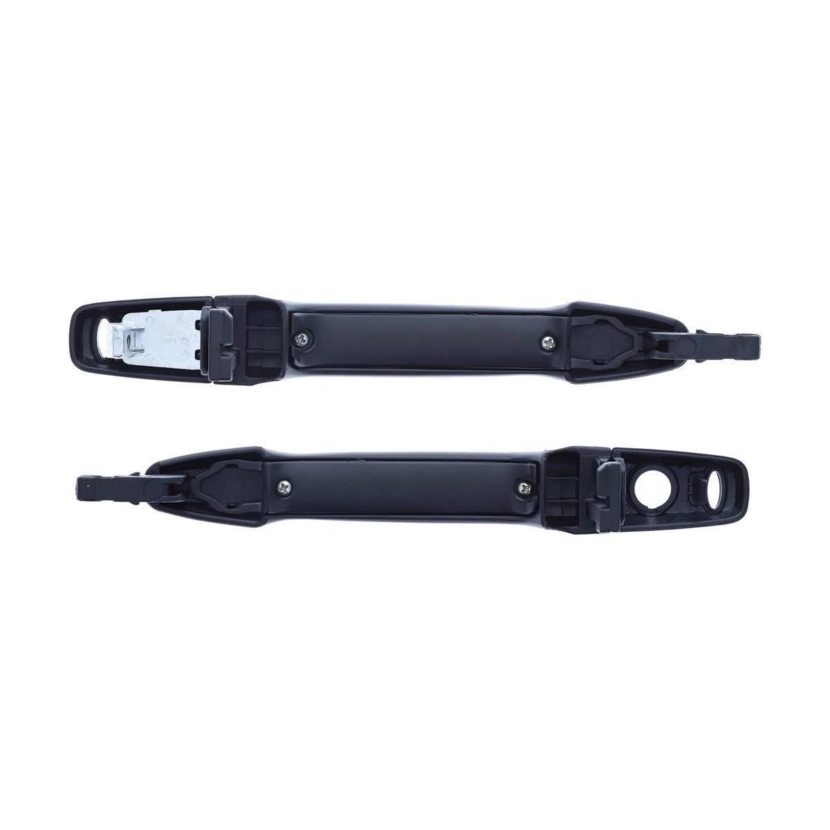Set of 2 Outer Door Handles for Mitsubishi Outlander (2006–2012) Black
