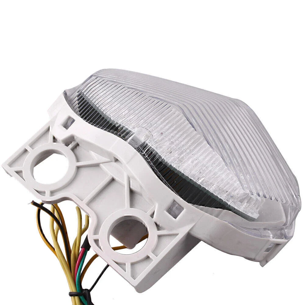 Clear LED Rear Brake Tail Light Turn Signals for KAWASAKI EX250 (2008-2011)