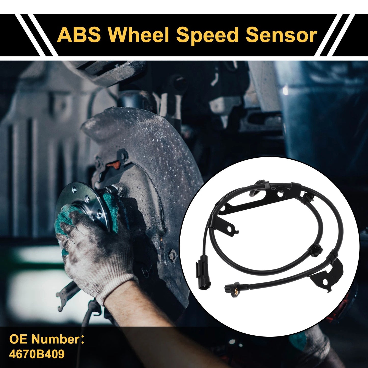 ABS Wheel Speed Sensor No.4670B409 for Mitsubishi Outlander Sport (2011–2021)