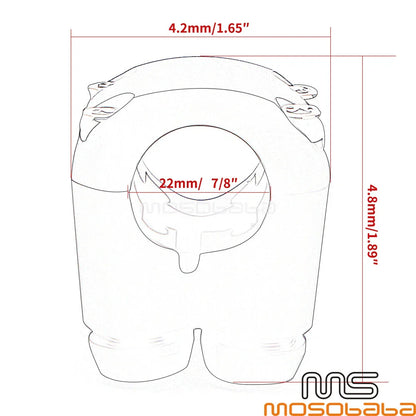 7/8'' Motorcycle M-Switch for Honda, Harley, Kawasaki