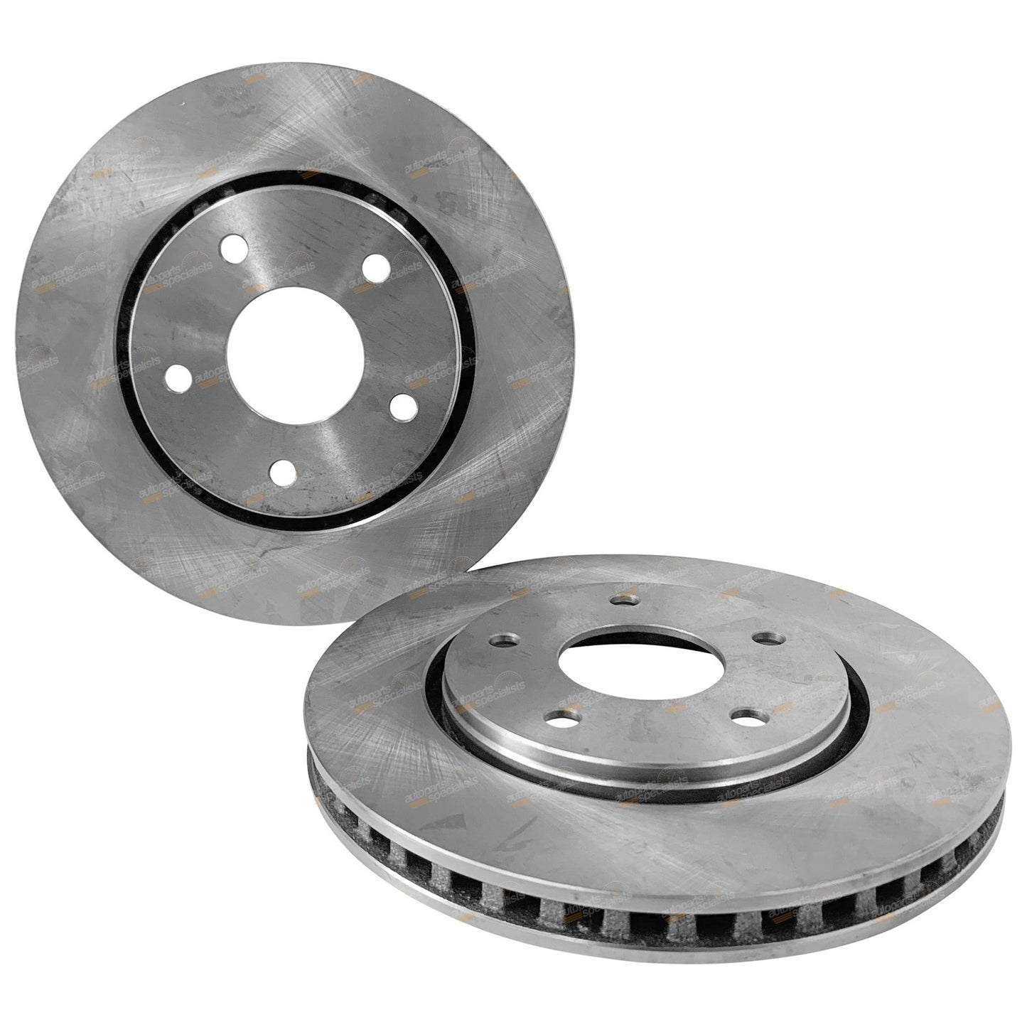 2x Front Disc Brake Rotors for Dodge Journey (2008–2012)