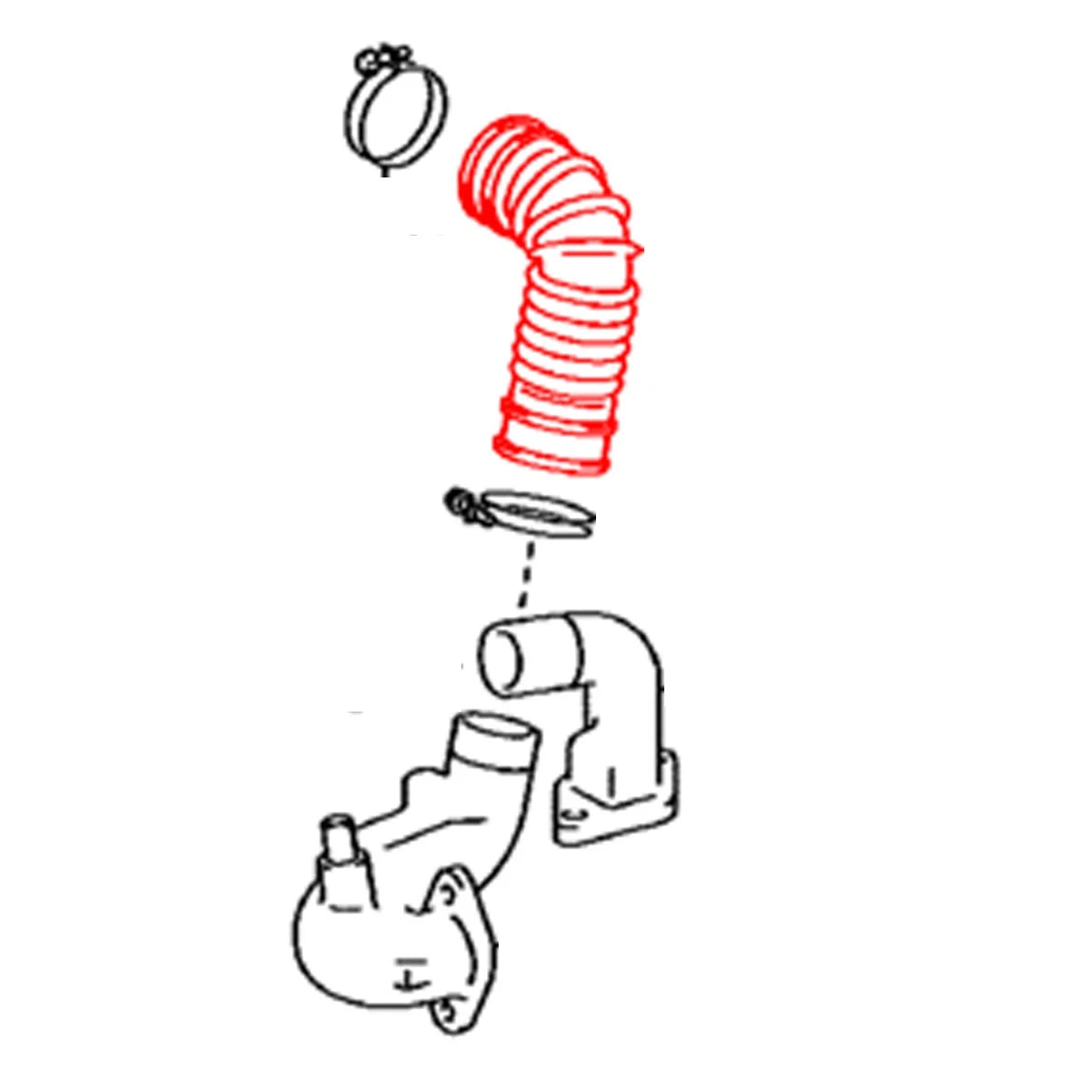 Air Cleaner Hose for Toyota Fortuner (2015–2023)