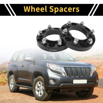 2X Wheel Spacers 6x139.7mm M12x1.5 for Toyota Land Cruiser (1980–1997)