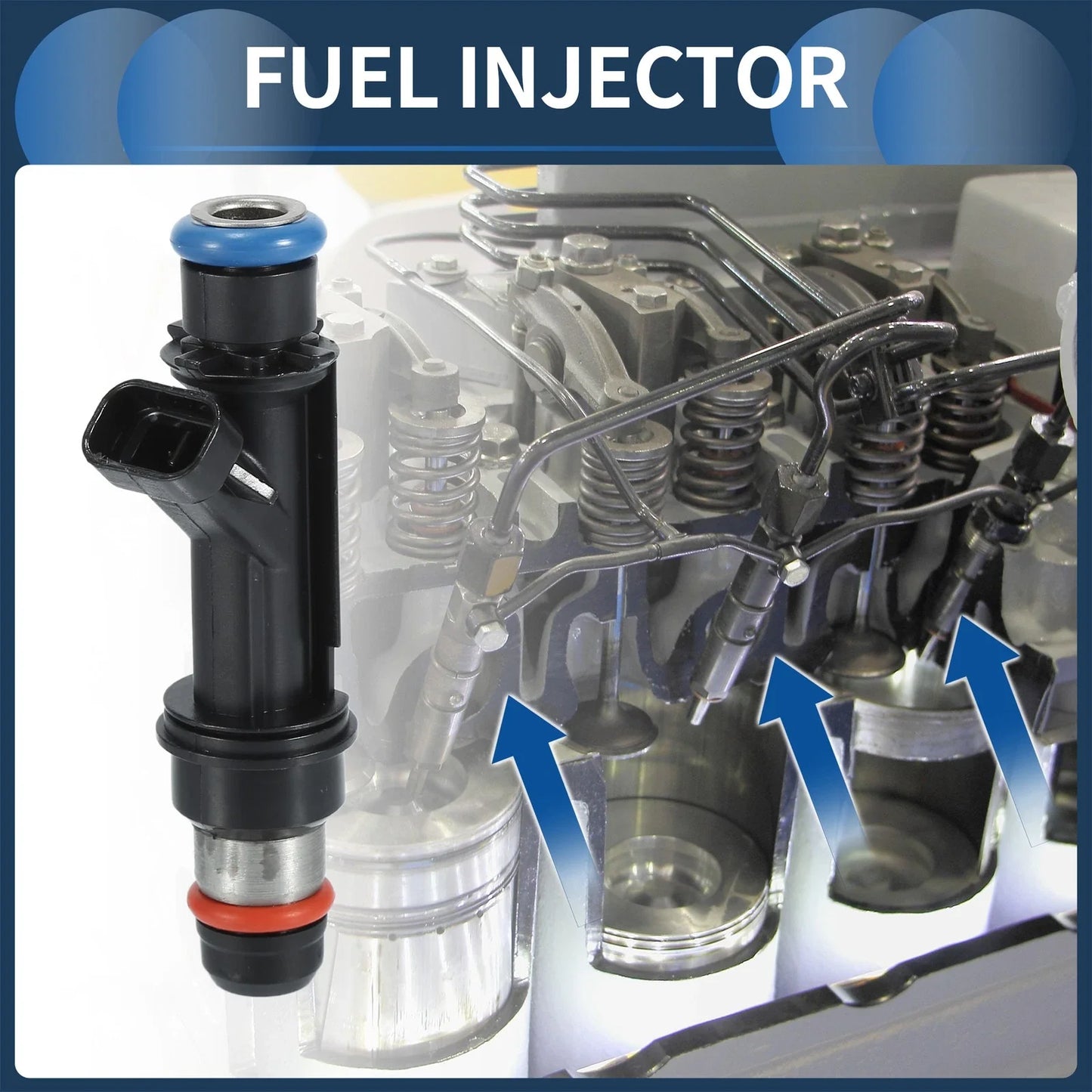 Fuel Injector 3.2L for Honda Passport (1998-2002) - 6 x Black Injectors