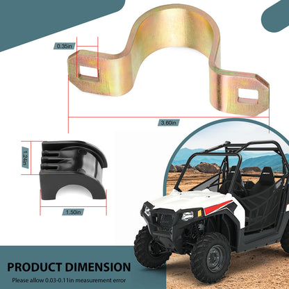 Set of 2 Rear Stabilizer Bar Bushings for Polaris RZR 570 Ranger 900 1000