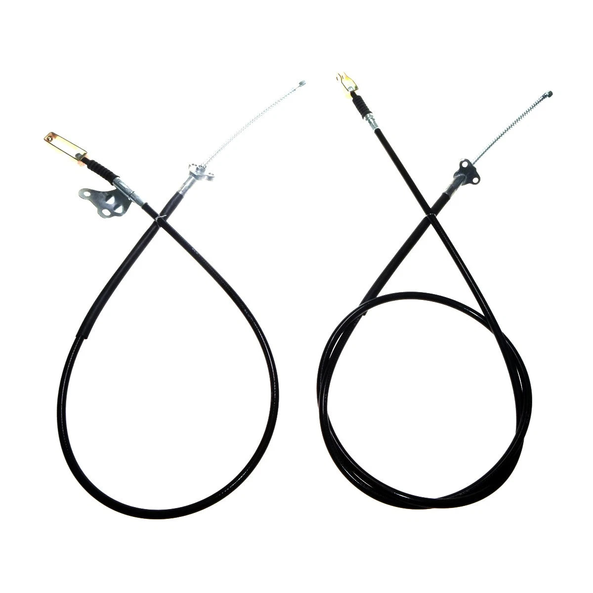 Set of 2 Rear Hand Parking Brake Cables for Toyota Hilux Vigo (2004–2015)