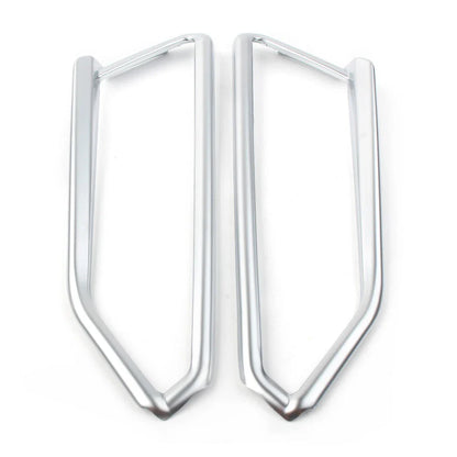Matte Chrome Front Light Trim Accents for Honda Goldwing GL1800 (2018-2023)