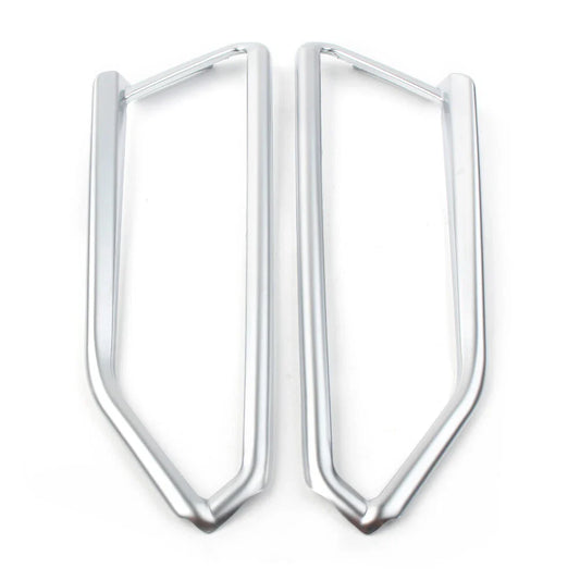 Matte Chrome Front Light Trim Accents for Honda Goldwing GL1800 (2018-2023)