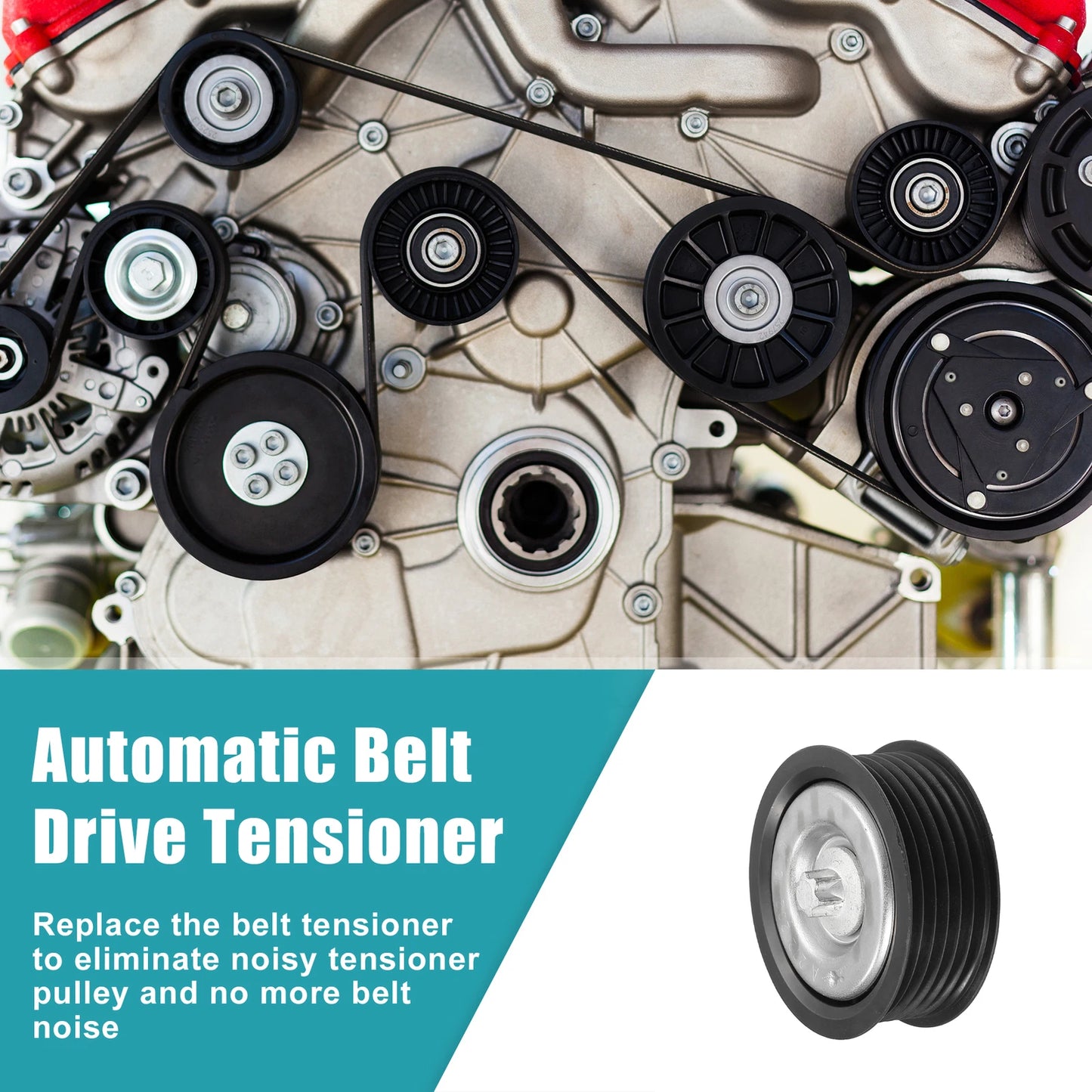 Set of 2 Drive Belt Tensioners Assembly No.2722021019 for Mercedes-Benz GL450 (2012)