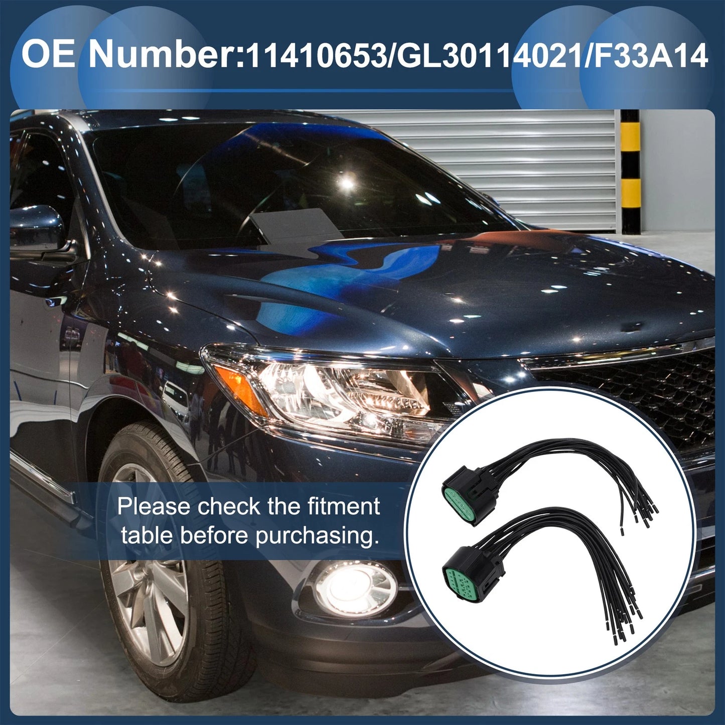 Headlight Wiring Harness Assembly for Kia Optima (2018–2020) 11410653