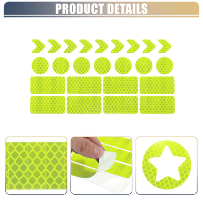 42pcs Reflective Safety Warning Tape for Motorcycle (Multi-purpose)