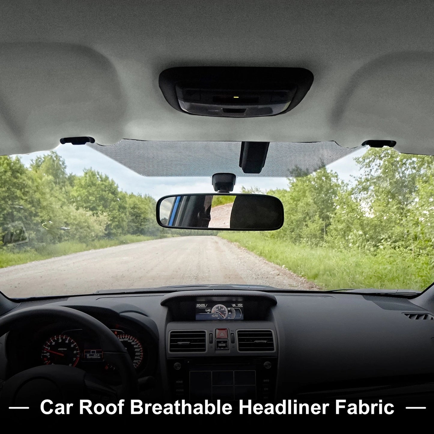 Suede Fabric Headliner for Car Roof Repair (79.92"x59.84")