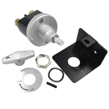 Battery Disconnect Switch with Lockout Plate for Boat, Car, RV