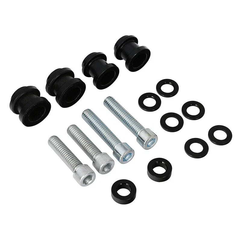 Chrome/Black Two Up Mount Rack for Harley Softail Sport Glide (2018-2022)