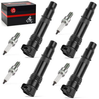 Set of 4 Iridium Spark Plugs for Kawasaki Ninja ZX-14/R, ZX-10R
