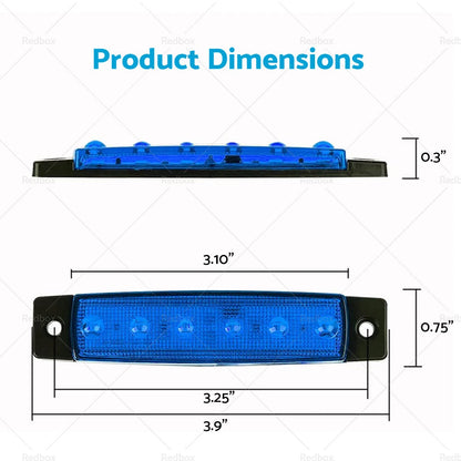 1 Marine Boat LED Deck Courtesy Lights Waterproof Stern Transom 12V