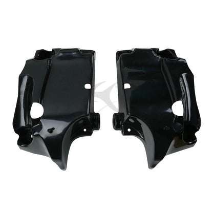 Lower Vented Leg Fairings Black for Harley Touring Street Glide (1983-2013)