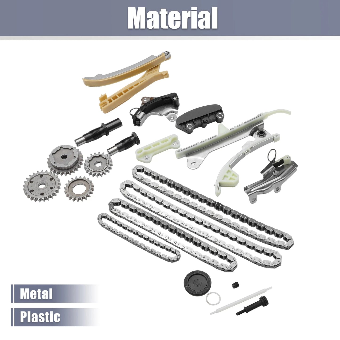 Timing Chain Kit for Ford Explorer, Mazda, Mercury 4.0L (1997–2010) 2L2Z6K297AA