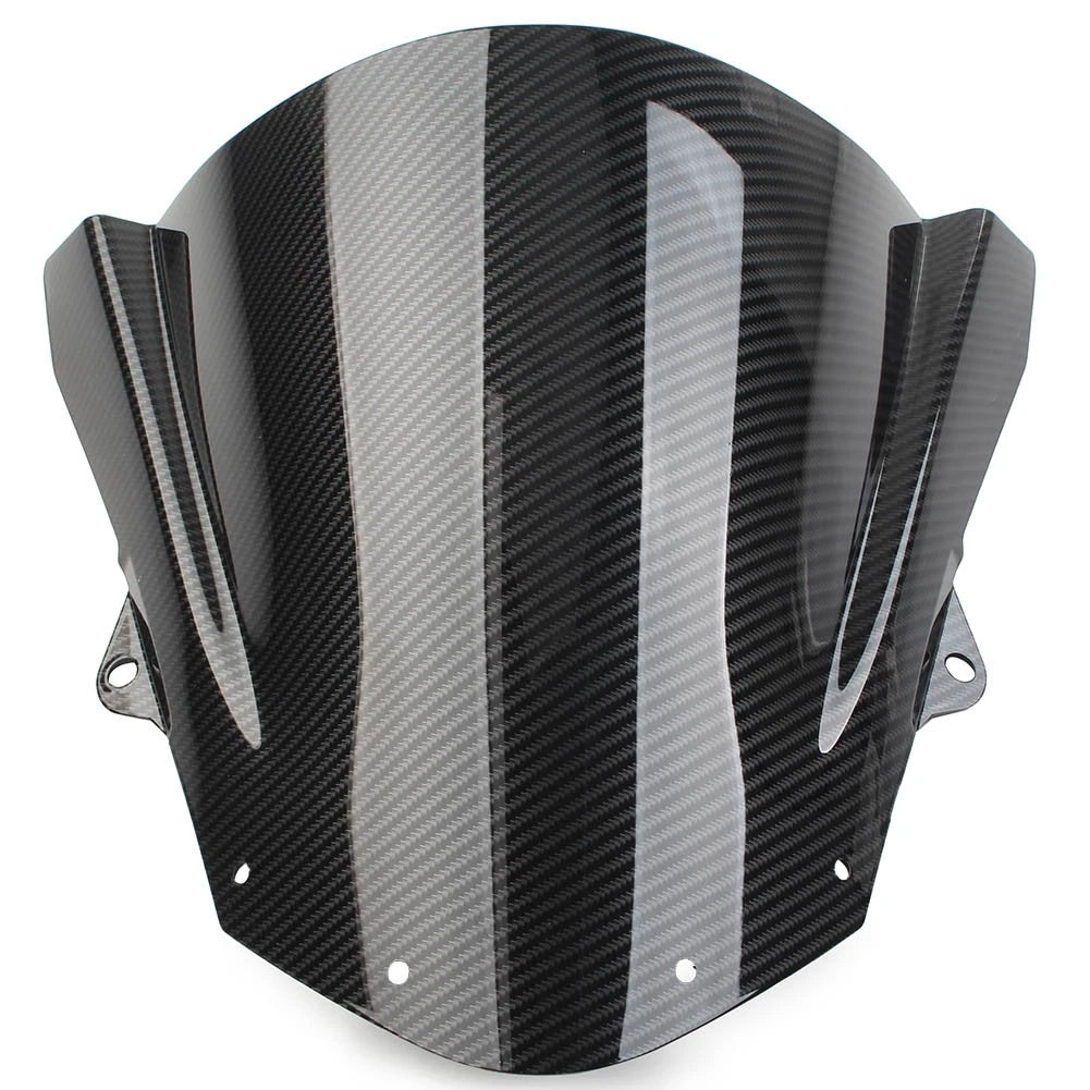 Windshield ABS for Kawasaki ZX6R 636 (2009–2022), ZX10R (2008–2010) Carbon Fiber Black