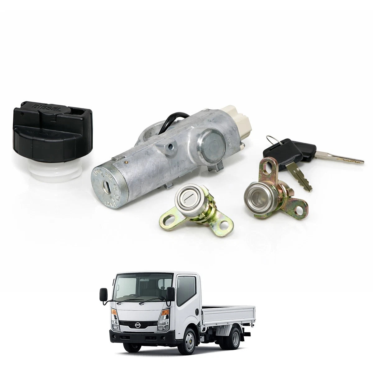 Ignition Switch and Fuel Tank Cap Lock for Nissan Cabstar F24 (2007–2014)
