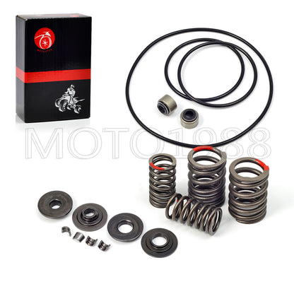 Cylinder Top End Kit & Intake Exhaust Valve Gasket for Yamaha Warrior 350 (1987–2004)