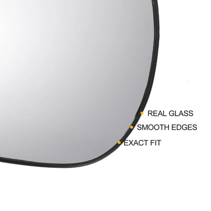 Right Side Heated White Mirror Glass for Toyota Land Cruiser