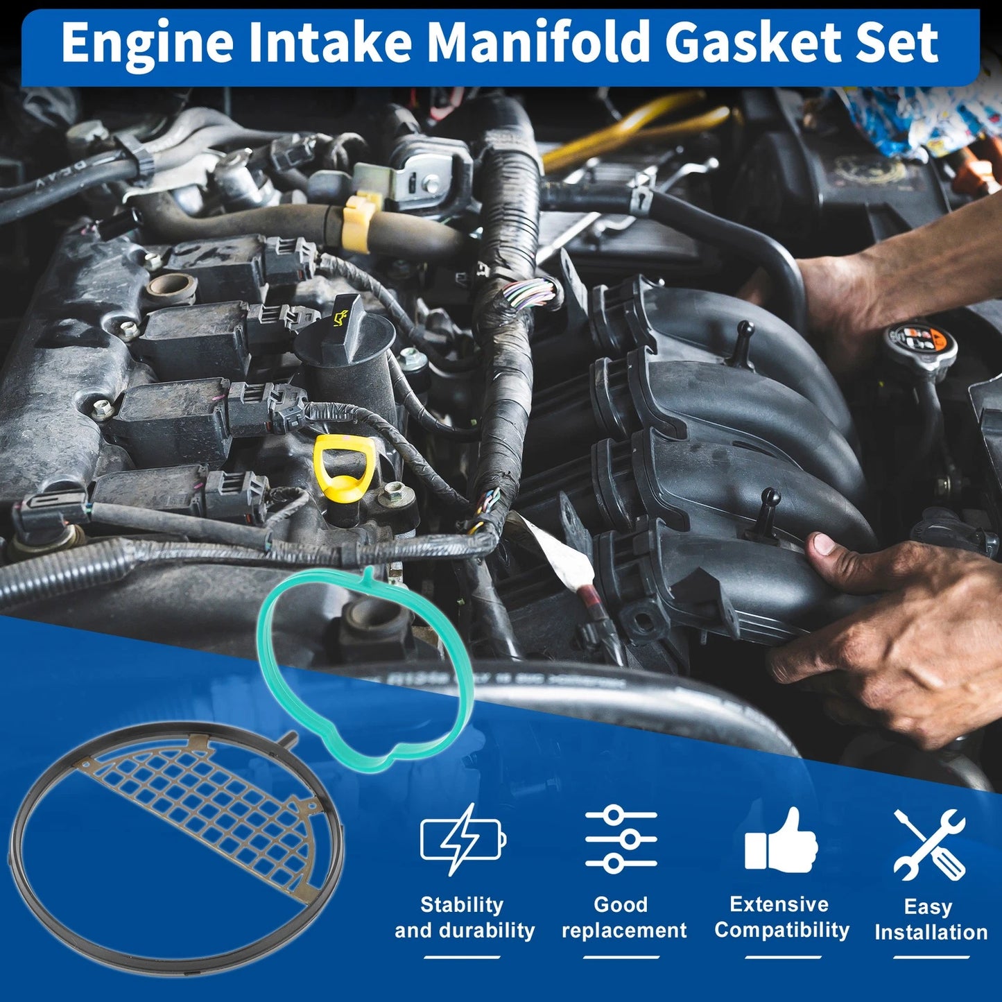 Intake Manifold Gasket Set for Nissan Armada (2005–2015) No.MS96945/DG-8614965261