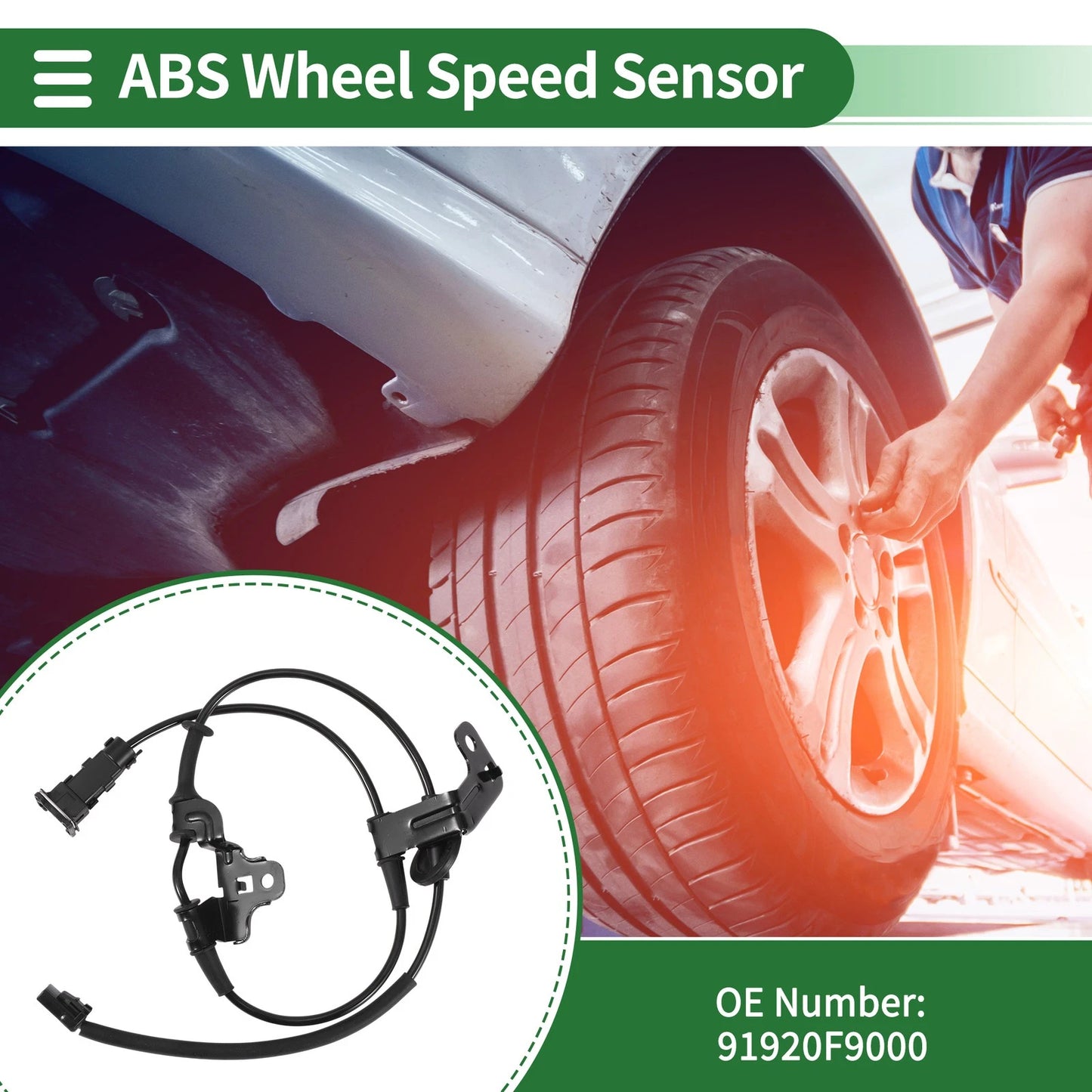 ABS Wheel Speed Sensor No. 91920F9000 for Hyundai Verna (2010–2021)