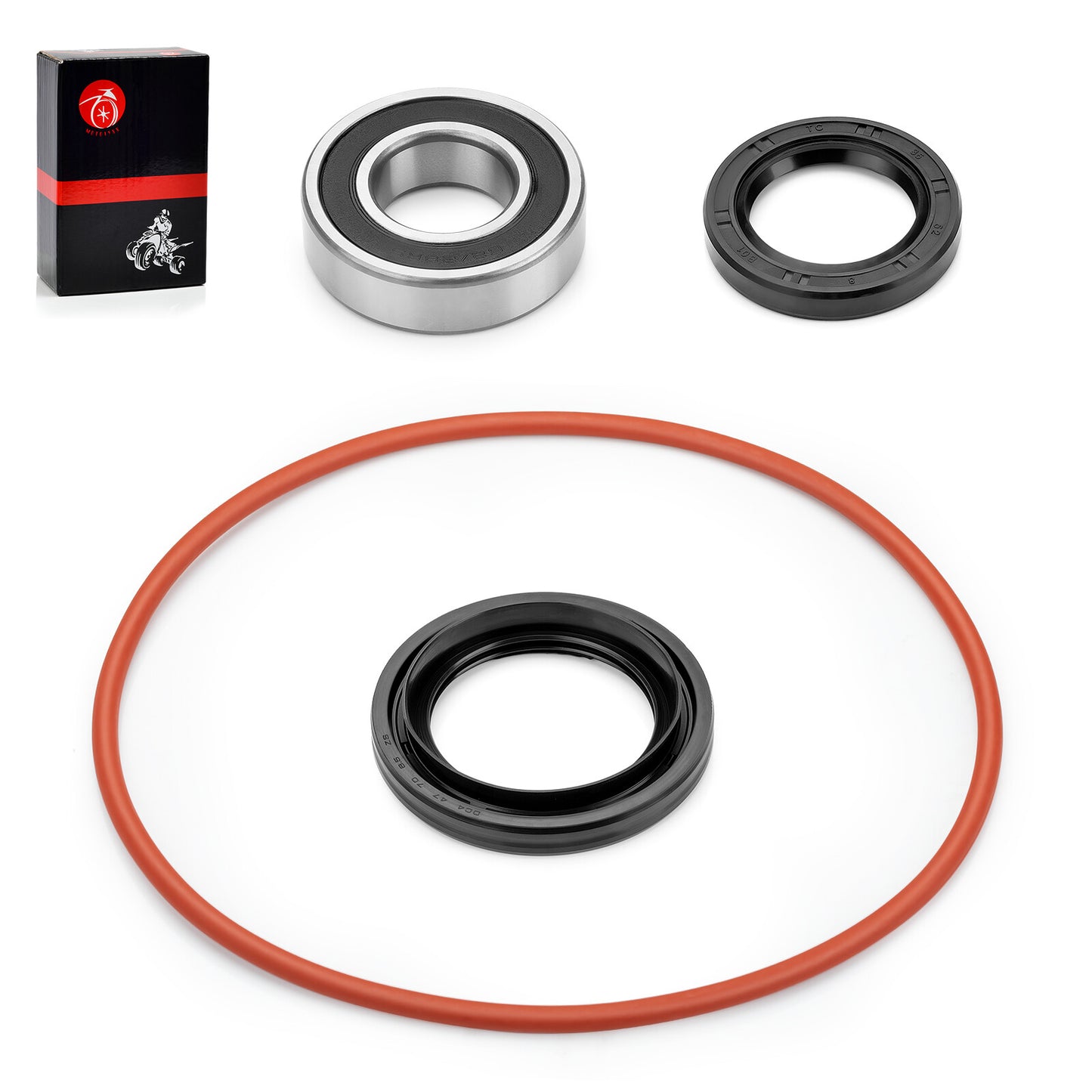Rear Brake Panel Bearing & Seals Kit for Yamaha Big Bear 250 400 (1985–2006)