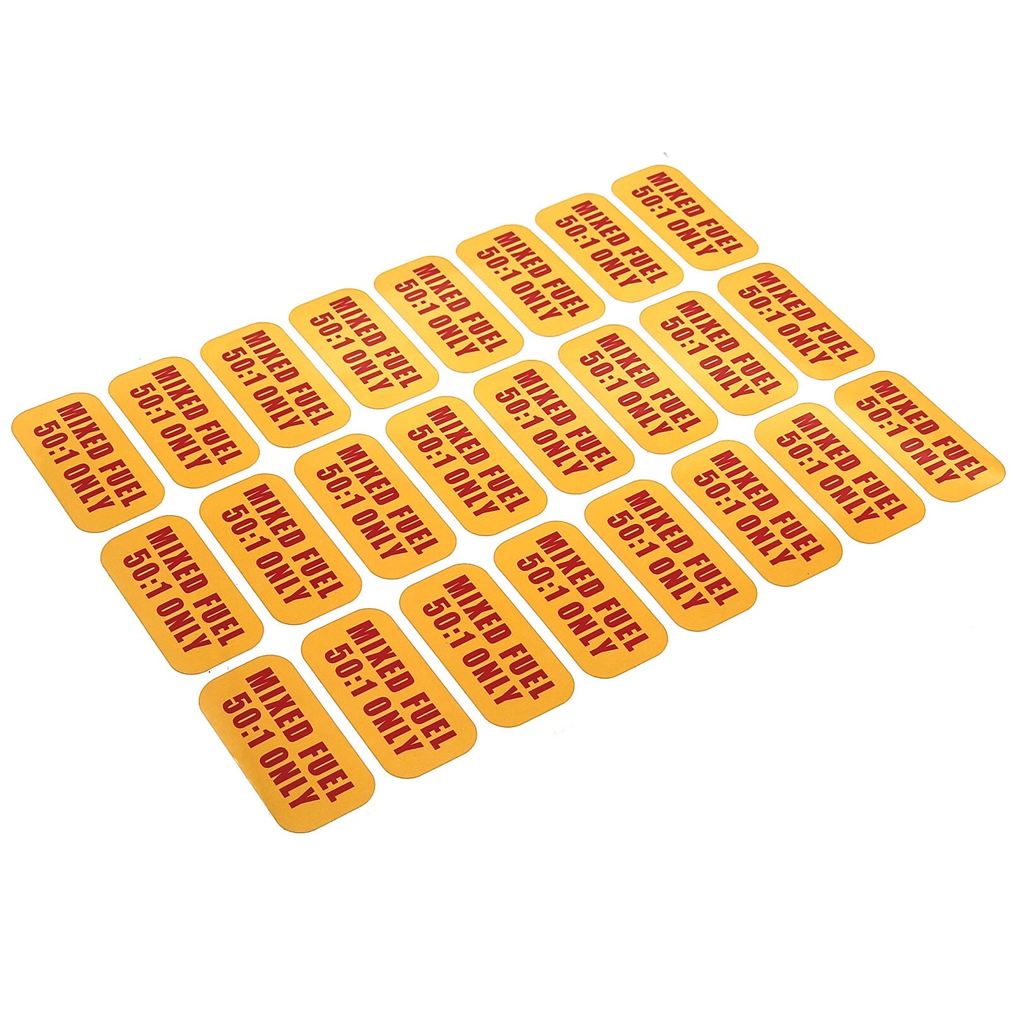 Set of 24 Fuel Only Stickers for Gas Oil Mixture Cans