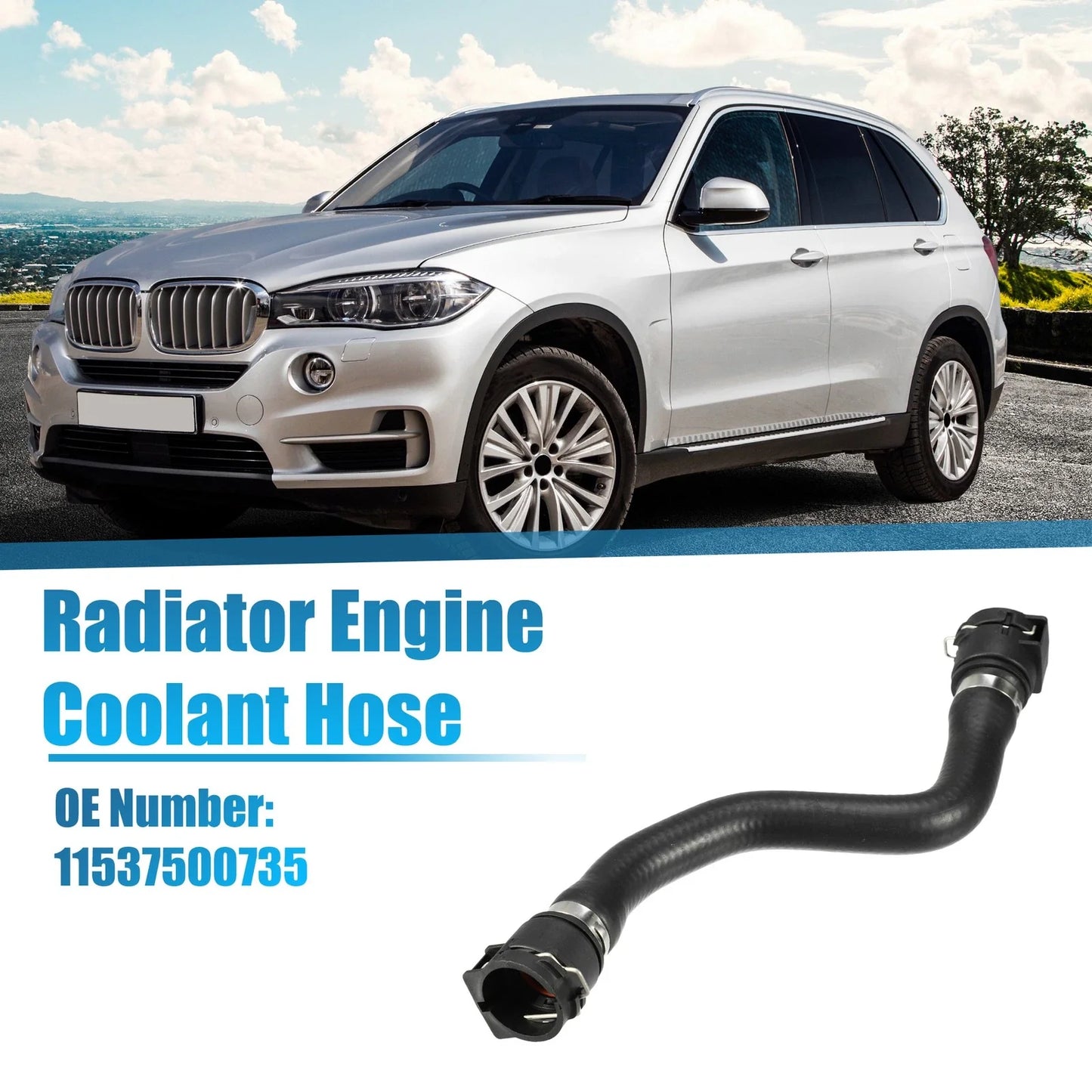 Additional Water Pump to Coolant Expansion Tank for BMW X5 (2001-2006)