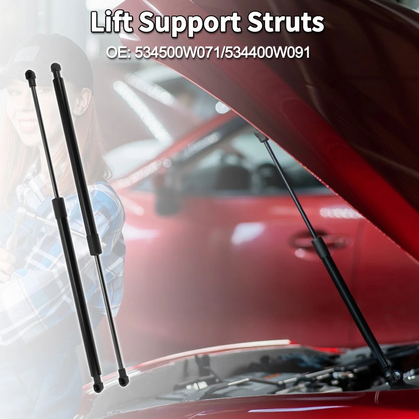 Hood Lift Supports for Lexus GS300 GS350 GS430 GS450H GS460 (2006-2011)