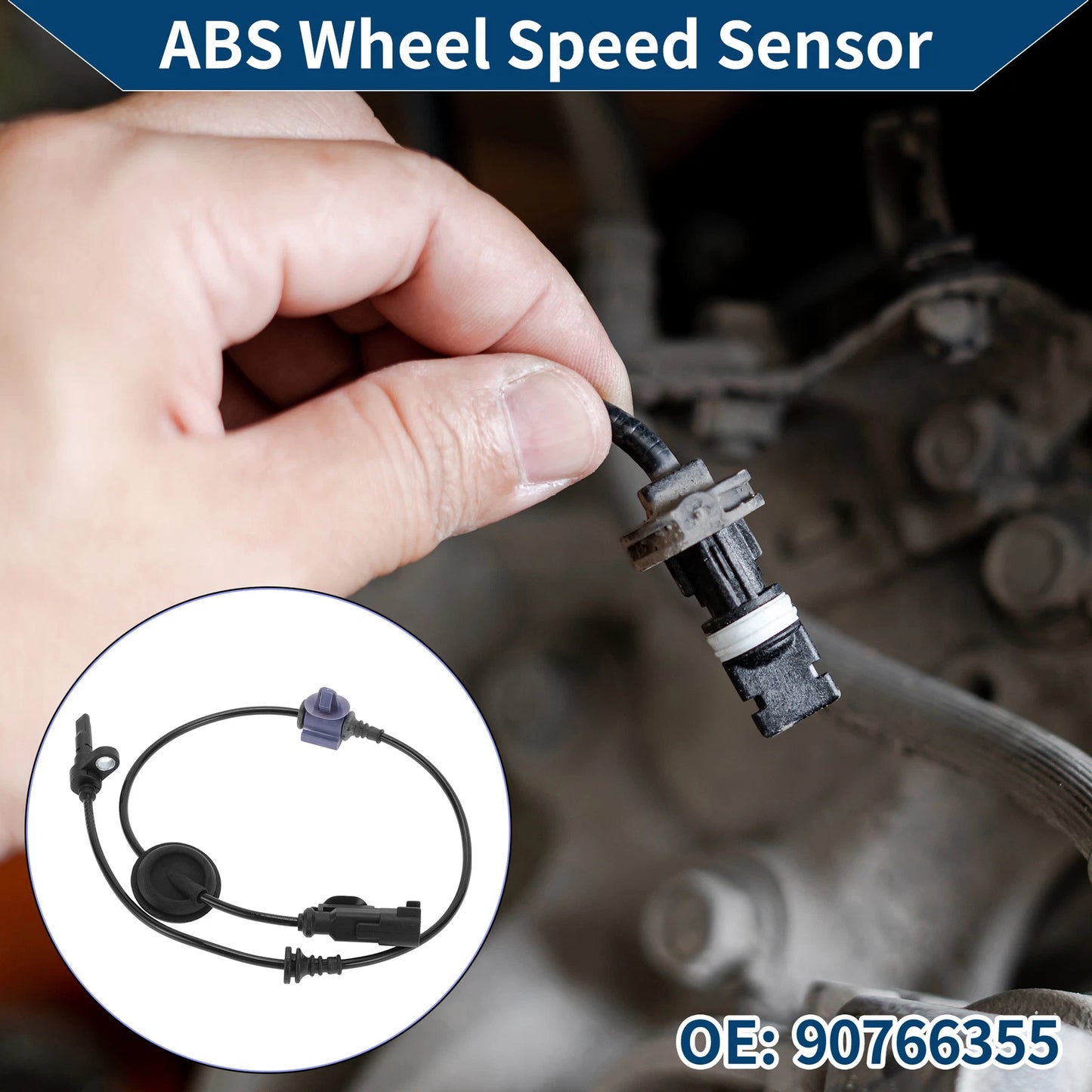 ABS Wheel Speed Sensor No. 90766355 for Chevrolet Cruze (2011–2016)