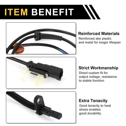 ABS Wheel Speed Sensor for Ford F-450 Super Duty (2011–2013) 1 Pc Rear Left
