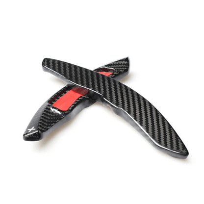 Carbon Fiber Steering Wheel Shift Paddle Shifter for Porsche Macan Cayenne (2014-2023)