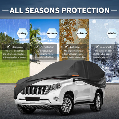 Waterproof Aluminum Film Car Cover for Toyota Land Cruiser