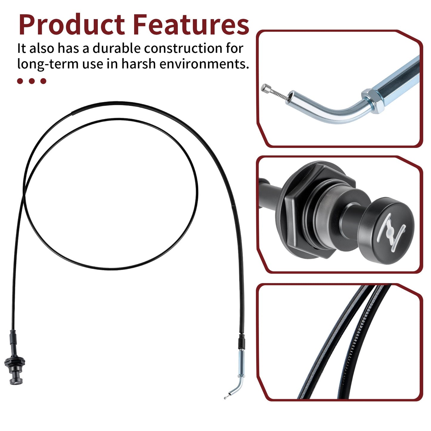 Choke Starter Cable for Yamaha Rhino 660 (2004–2007)