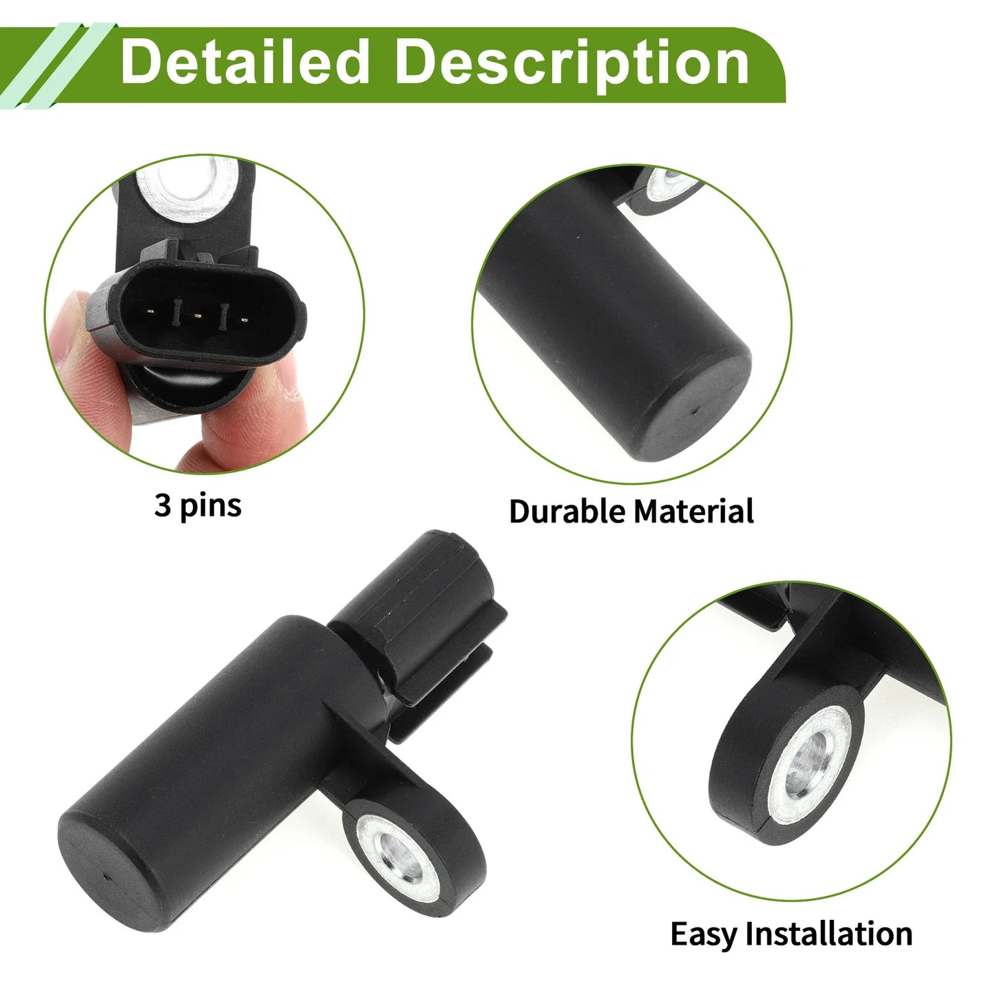 Crankshaft Position Sensor for Dodge Intrepid 2.7L (1998-2000) 1 x Pc