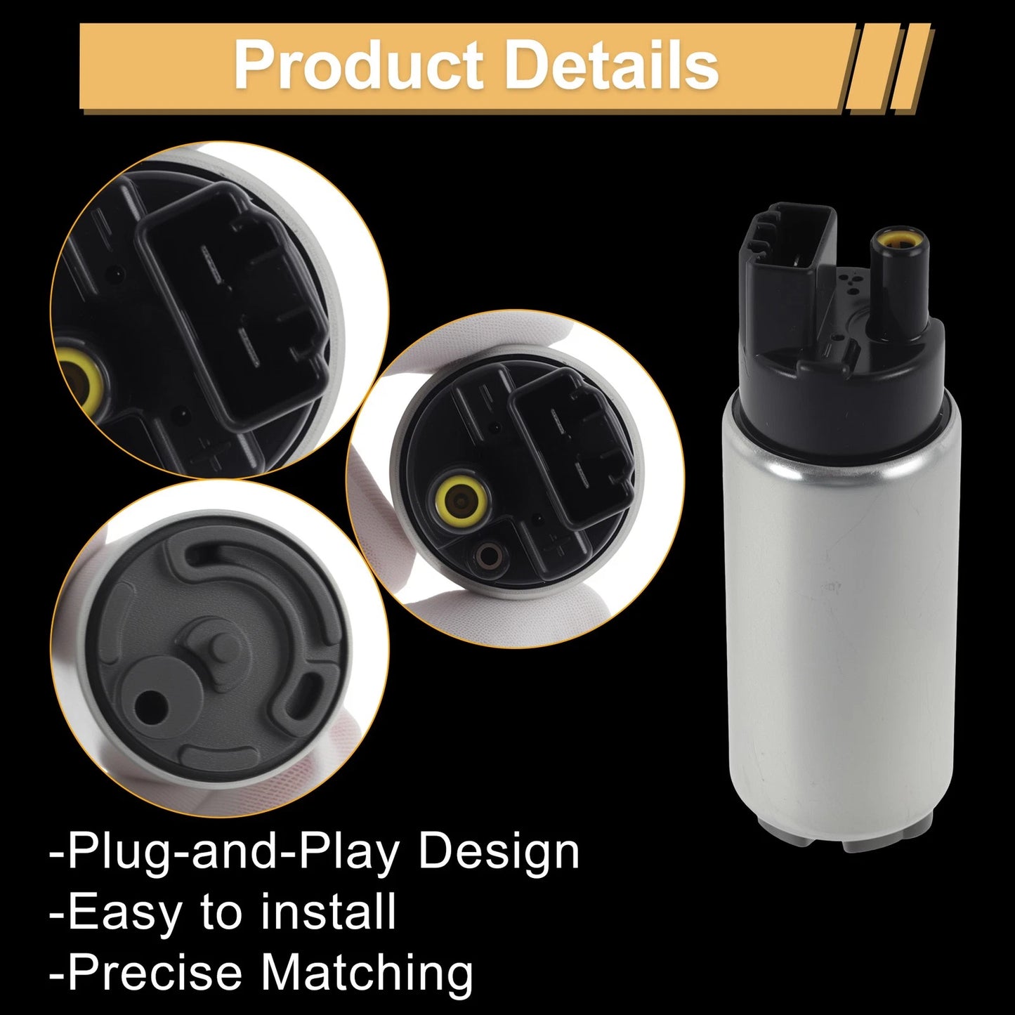 Fuel Pump for Yamaha 4-Stroke F50 F60 F70 F75 F80 F90 (2000–2023) 6C5-13915-00-00