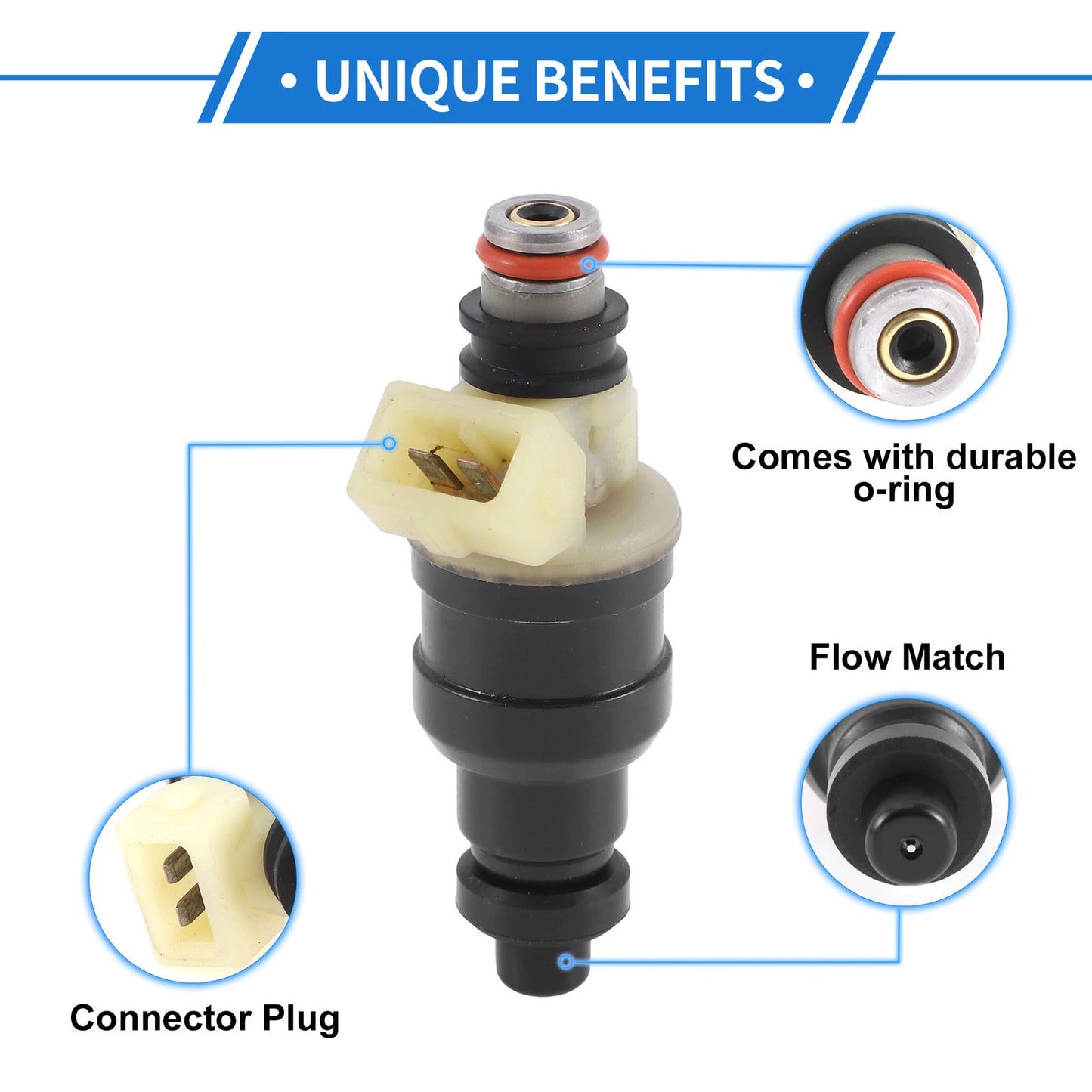 1 Pc Fuel Injector MD156760 for Mitsubishi Diamante (1992–1993)